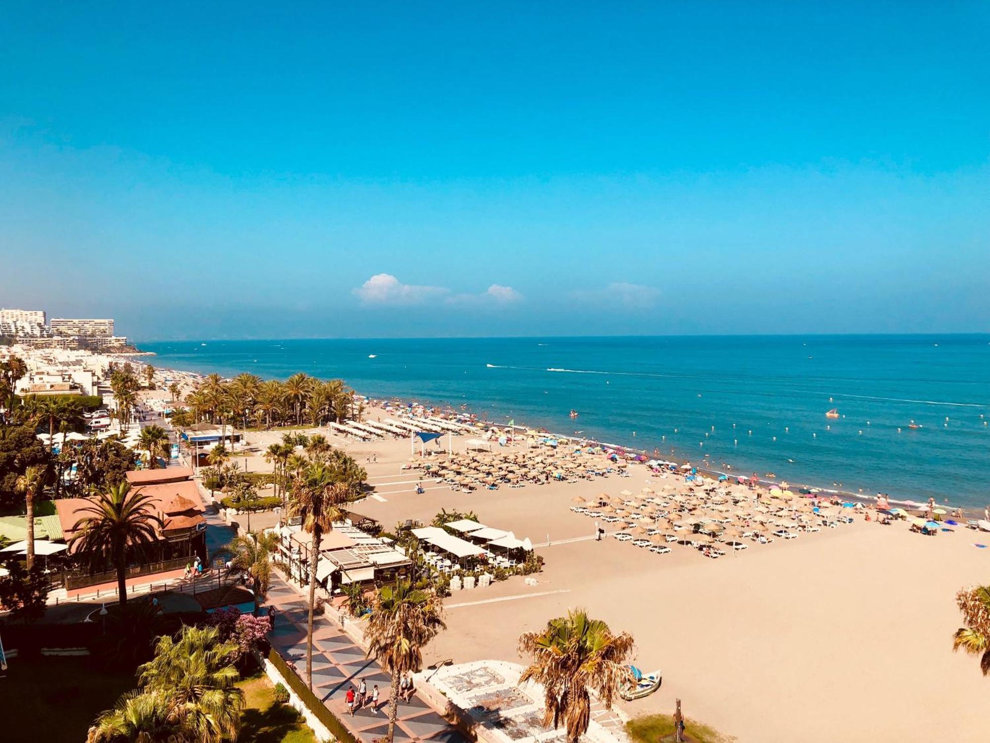 Carihuela Playa - 2ª Linea De Playa - Piscina - Parking Gratis Apartment Torremolinos Ngoại thất bức ảnh